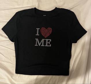 y2k rhinestone top