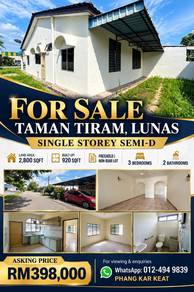 For Sale Single Storey Semi-D Taman Tiram Lunas