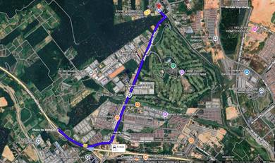 Tanah Serta Rumah Parking Lori Tanah Rata kempas Seelong Johor