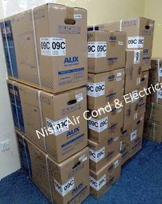 Aux 1hp inverter aircond + pasang