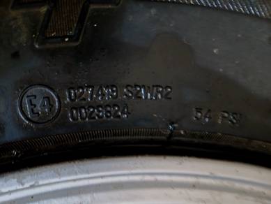 Rim hilux 4x4 15" skali tayar 255/70/15 