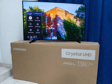 SAMSUNG CRYSTAL UHD 55” smart tv- U8000H