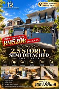 Stutong Baru 2.5  Storey Semi Detached for Sales