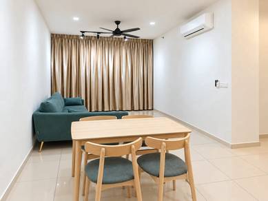 Part Furnished 3 Rooms Apartment in Habitus Denai Alam, For Rent.