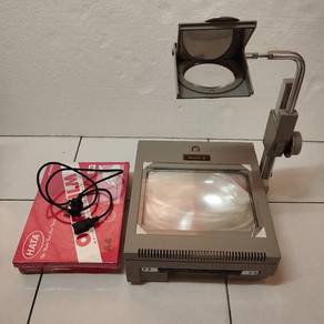 Portable Overhead Projector vintage + OHP paper