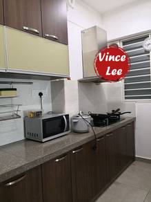 Seaview @ The Oasis Gelugor Fully Furnish, 2 CP High floor good view