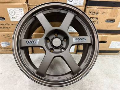 New rim 17x8jj volk rays te37 dark bronze thailand