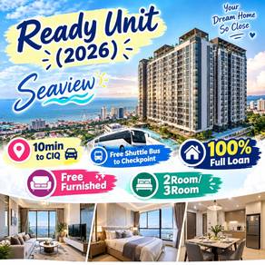 Ready unit /10min to CIQ/100% FULL LOAN/LPPSA/Free Furnished/JBtown