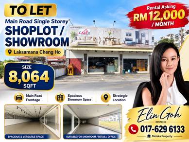 Melaka Laksamana Cheng Ho Main Road Single Storey Shoplot