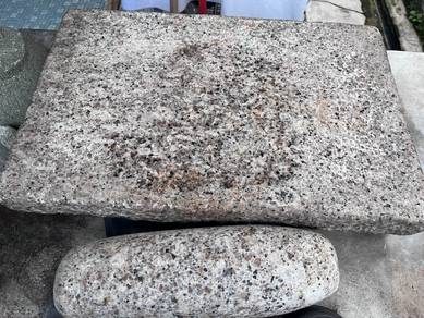 Traditional vintage Indian granite grinder Ammikal