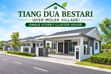 37x70 Tiang Dua Bestari Ayer Molek Village near Tambak Paya Melaka