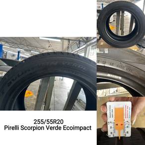 Used Tyre 255 55 20 Pirelli Scorpion Verde