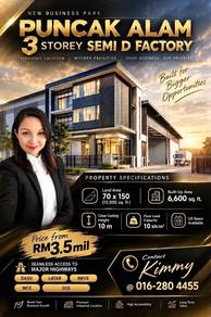 New-Warehouse-/-Factory-for-sale-Puncak-Alam-Selangor