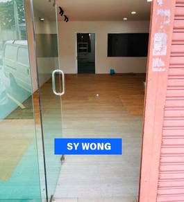 【Facing road】 Ground floor shop Alma, near Kampung baru machang bubok