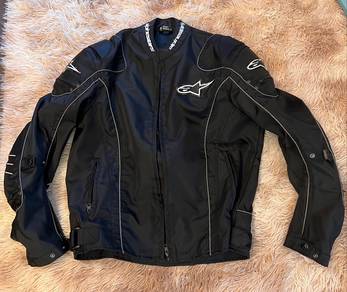 Alpinestars Black Motorcycle Riding Jacket Size L