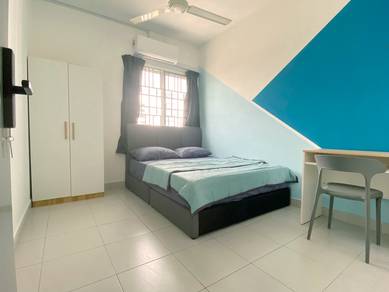 【New Renovated】Seri Intan Aircon Room at Setia Alam