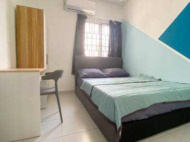 【New Renovated】Seri Intan Aircon Room at Setia Alam