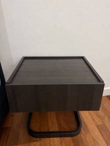 Dark Grey Nightstand New