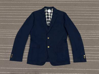 EDIFICE dark blue blazer japan made S 5678