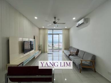Seaview! Sandilands F/Furnished Renovated 1338sf 2carpark Jelutong