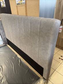 Katil King Size Headboard ±4 Kaki Velvet Lembut