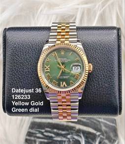 Rolex Datejust 36mm 126233 Green Diamond