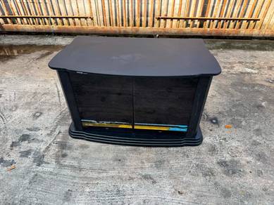 4ft Mobile TV Cabinet Audio Console Rack Shelves