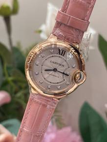 2017 Cartier Ballon Bleu 18k 750 Rose Gold Diamond