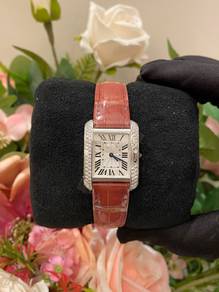 2020 Cartier Tank Anglaise Diamond 18k 750 White