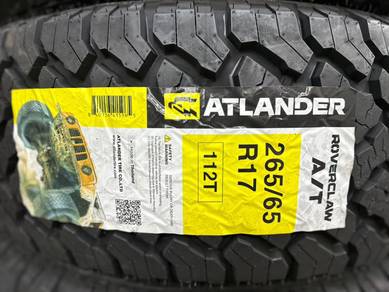 265/65/17 Atlander Roverclaw AT Thailand 2026 Tyre