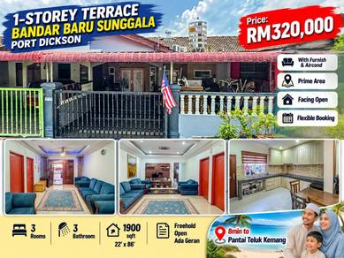 Renovated Furnish 1-Storey Terrace Bandar Baru Sunggala, Port Dickson