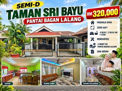 Semi-Detached-House-for-sale-Bagan-Lalang-Penang