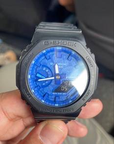 Casio G-Shock GA-2100 (Batik Biru)