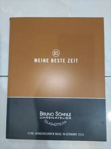 Bruno Söhnle Glashütte German Watch Product Book