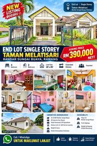 [END LOT] Single Storey House Taman Melati Sari Bandar Sungai Buaya