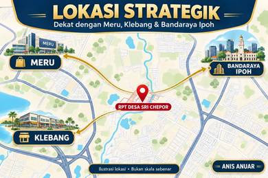 Tanah Lot Banglo Di RPT Desa Sri Chepor Ipoh Untuk Dijual