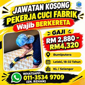 Kerja Kosong Cuci Fabrik