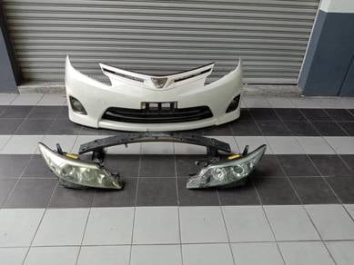 Toyota Estima ACR50 front bumper with headlights