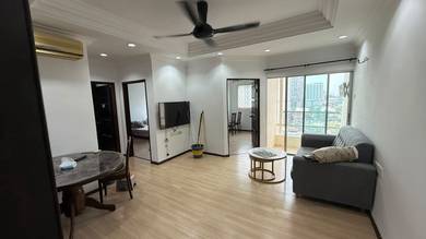 Newly Renovate unit. High floor nice view, Fully Furnish.