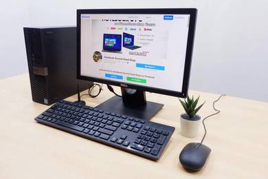 Fullset Pc Dell Core i5 Gen 6 SSD240gb Ram8gb Laju