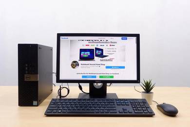 Fullset Pc Dell Core i5 Gen 6 SSD240gb Ram8gb Laju