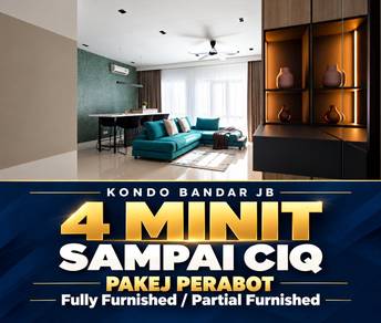 Kondo JB|LPPSA Layak, Subsidi First Home & Pindah Masuk, Free Perabot