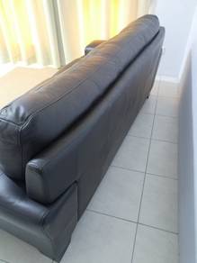 Used 3 seater leather or faux leather sofa