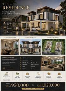 Last 3 units Dream Home! NEW Premium Semi-D @ Bukit Setongkol Perdana!