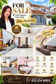 Setia Alam, Setia Impian 2 storey House Good in Condition