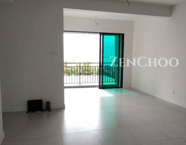 3 Residence Condo In Jelutong, Bare Unit, 2 Carpark, For Rent