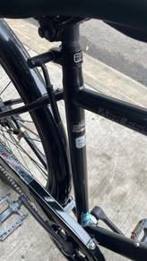 Holger Black City Bicycle with Front Basket