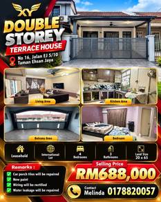 Renovated Taman Ehsan Jaya 2 stoeey terrace