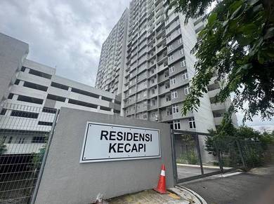 Residensi Kecapi 600 meter ke LRT Sentul Timur 3Room 2Bath 1Parking