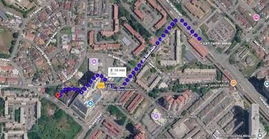 Bilik Sewa Taman Melati – Jalan Kaki Ke LRT Taman Melati